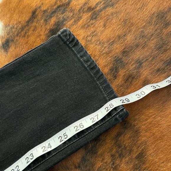 Levi’s 505 Straight Black Label Black Denim Mid Waist Jean - Picture 12 of 12